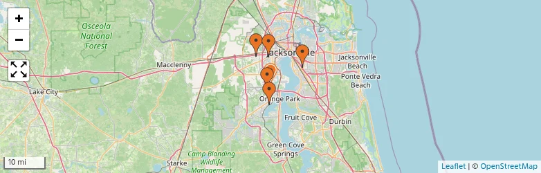 Related schools map