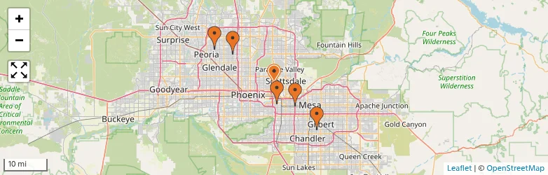 Related schools map