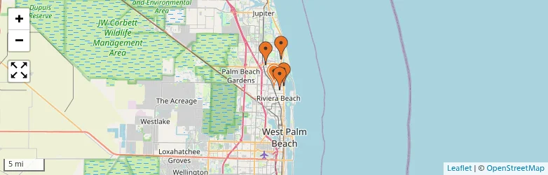 Related schools map
