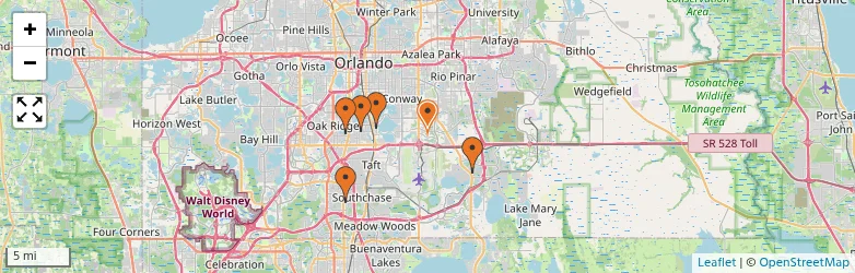 Related schools map