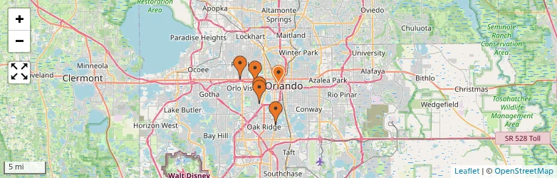 Related schools map
