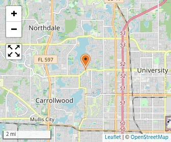 Map of Hillel Academy Of Tampa