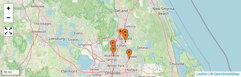 Related schools map