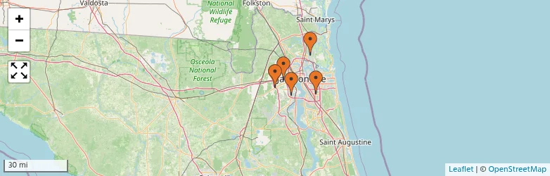 Related schools map