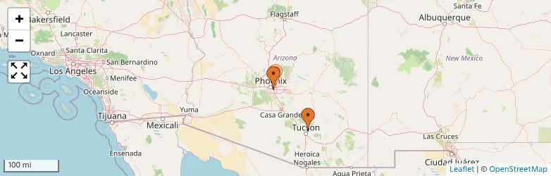 Related schools map
