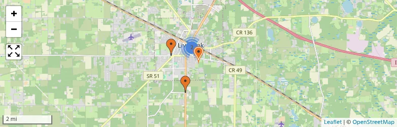Related schools map