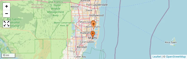 Related schools map