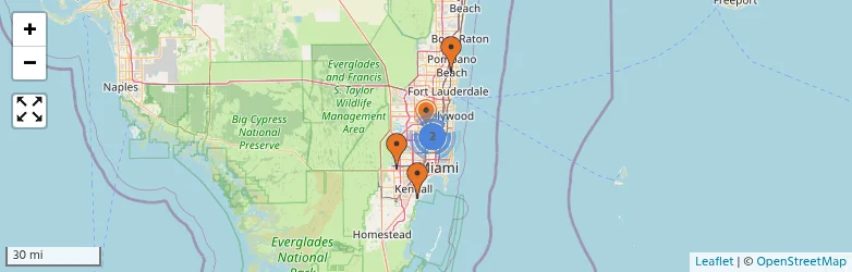 Related schools map
