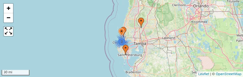 Related schools map