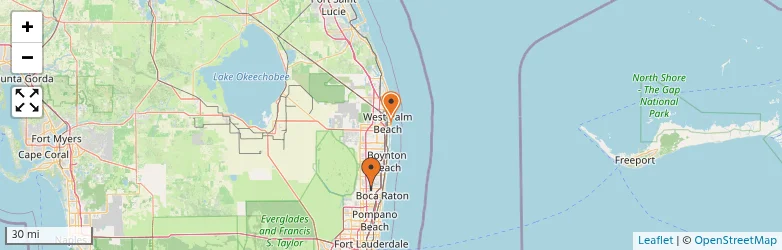 Related schools map