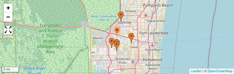 Related schools map