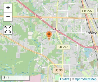 Map of Pensocola Mennonite Christian School
