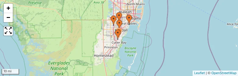 Related schools map