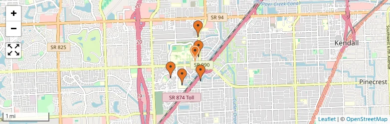 Related schools map