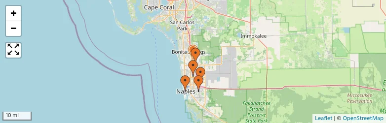 Related schools map