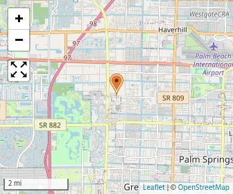Map of West Palm Beach Junior Academy