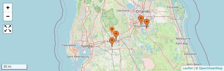 Related schools map