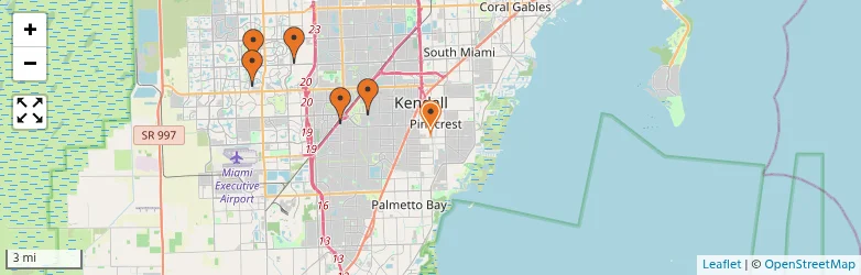 Related schools map