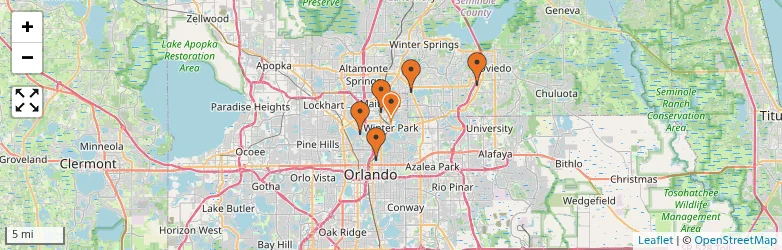 Related schools map
