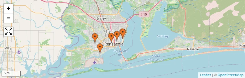 Related schools map