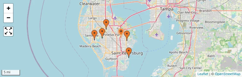Related schools map