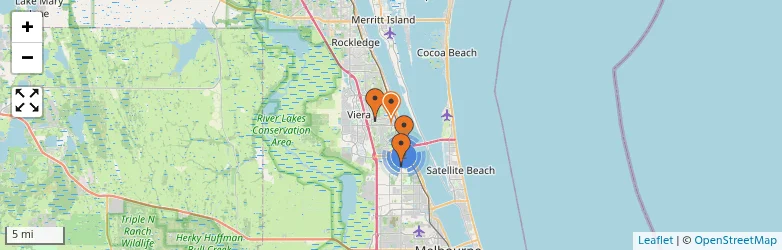 Related schools map