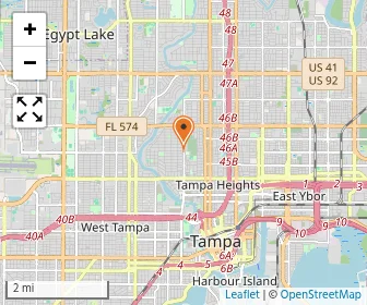 Map of Tampa Adventist Academy