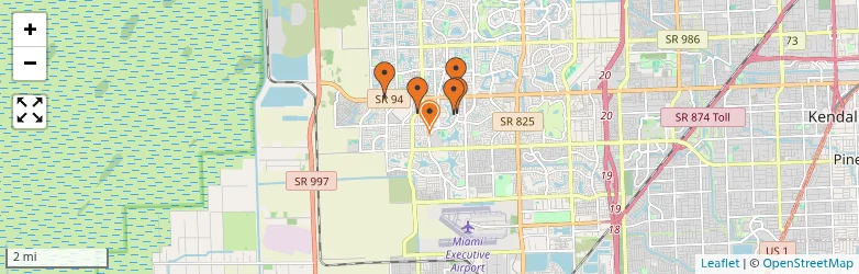 Related schools map