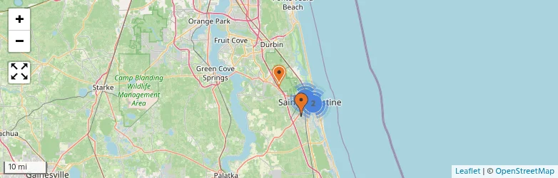 Related schools map