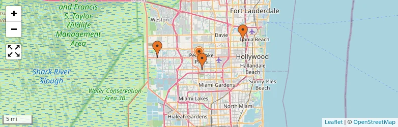 Related schools map
