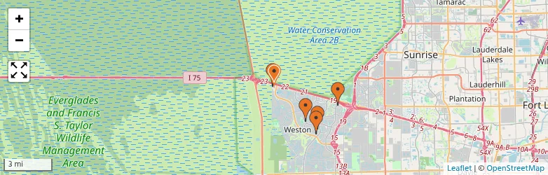 Related schools map