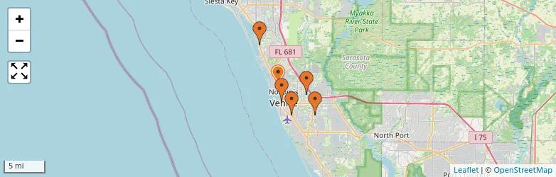Related schools map