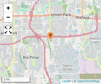 Map of Orlando Montessori Bilingual Academy