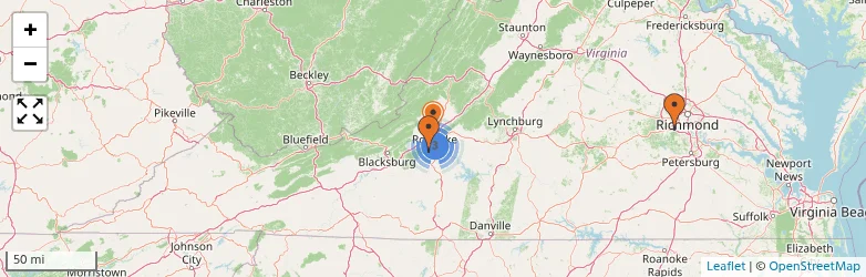 Related schools map