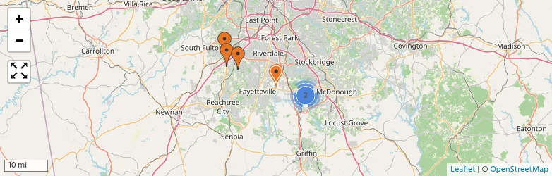 Related schools map