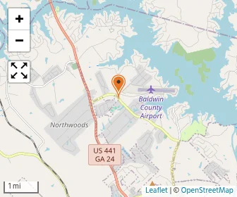 Map of John Milledge Academy