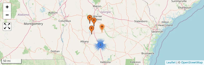 Related schools map