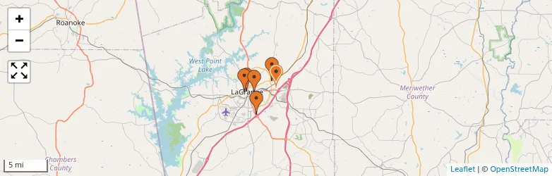 Related schools map