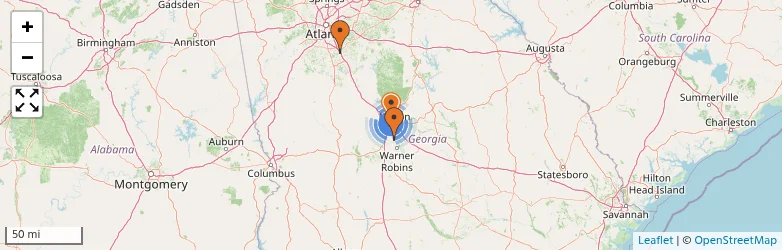 Related schools map