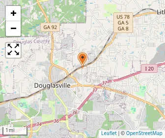 Map of Montessori School Of Douglas County