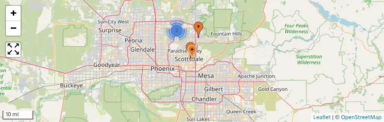 Related schools map