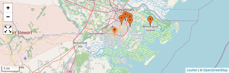 Related schools map