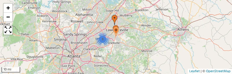 Related schools map