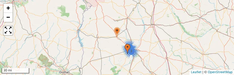 Related schools map