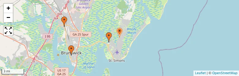 Related schools map