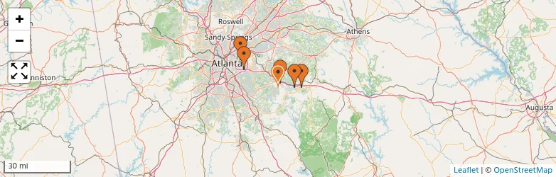 Related schools map