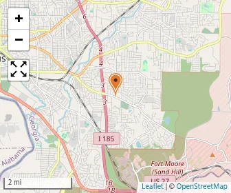 Map of Pinehurst Christian School