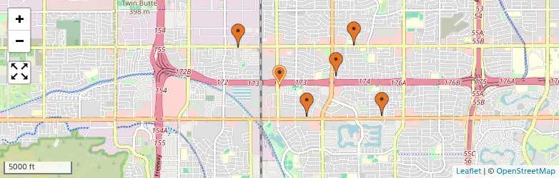 Related schools map