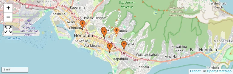 Related schools map