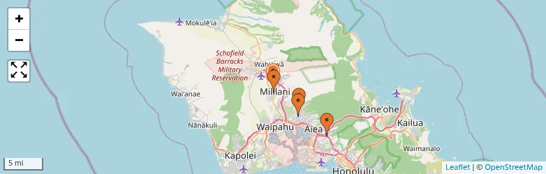 Related schools map